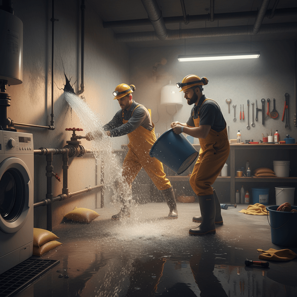 Handling Burst Pipe Emergencies